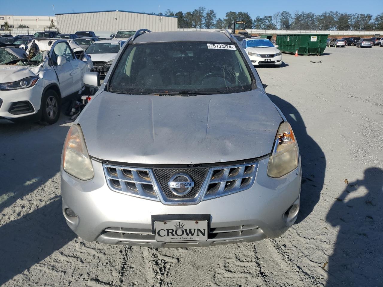 2013 Nissan Rogue VIN JN8AS5MVXDW141229 Copart auction photo, side damage thumbnail 5