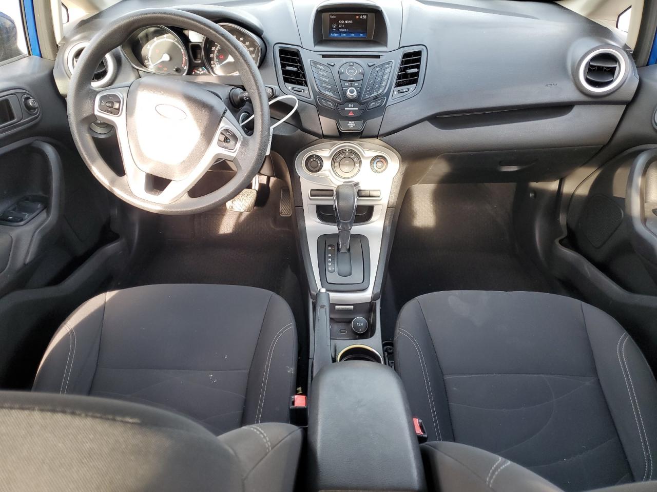 2018 Ford Fiesta VIN 3FADP4BJ3JM133169 Copart auction photo, front end damage thumbnail 8