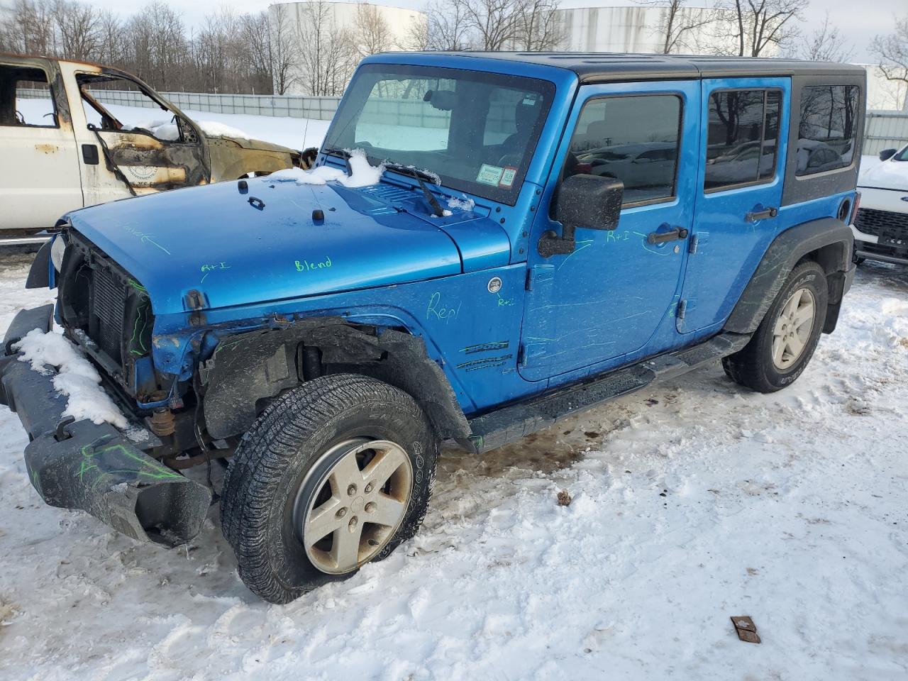 2015 Jeep Wrangler VIN 1C4BJWDG2FL522443