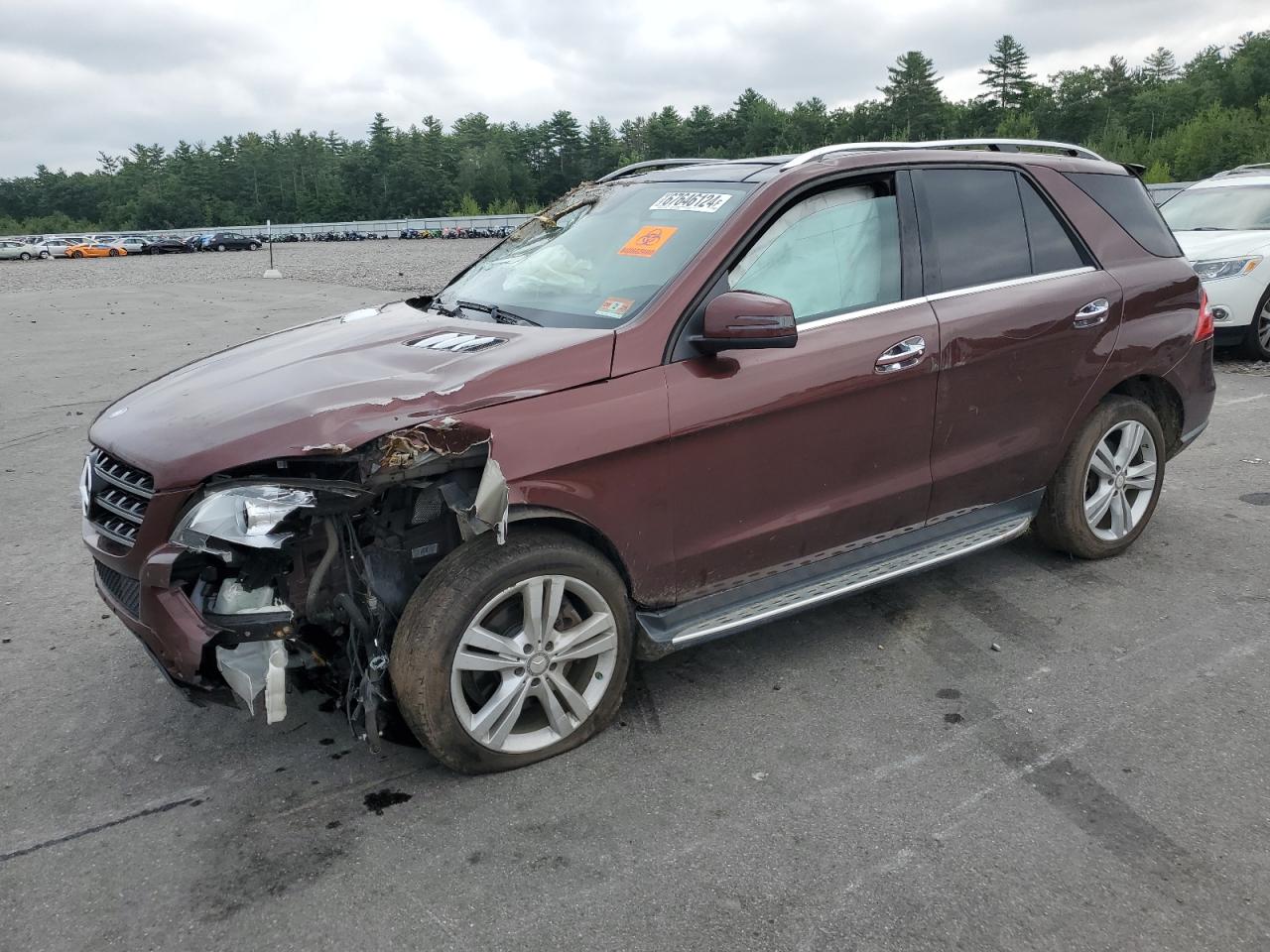 2013 Mercedes-Benz M-klasse VIN 4JGDA5HB9DA172587