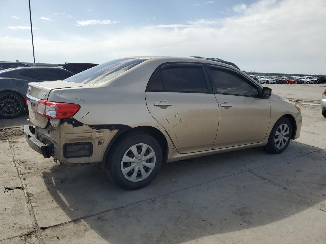 2011 Toyota Corolla VIN JTDBU4EE2B9129638 Copart auction photo, rear end damage thumbnail 3