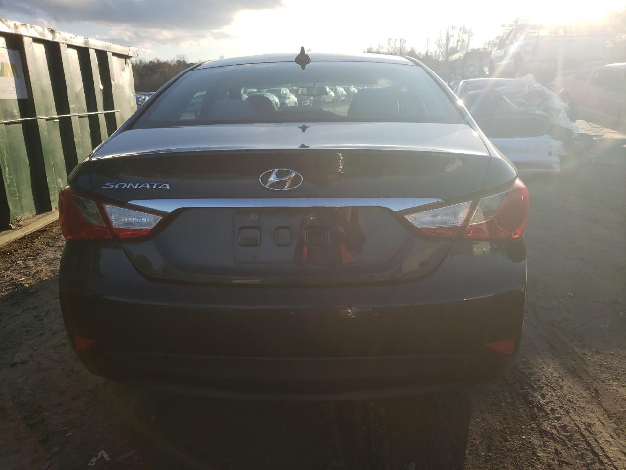 2014 Hyundai Sonata VIN 5NPEB4AC8EH844104 Copart auction photo, front end damage thumbnail 6