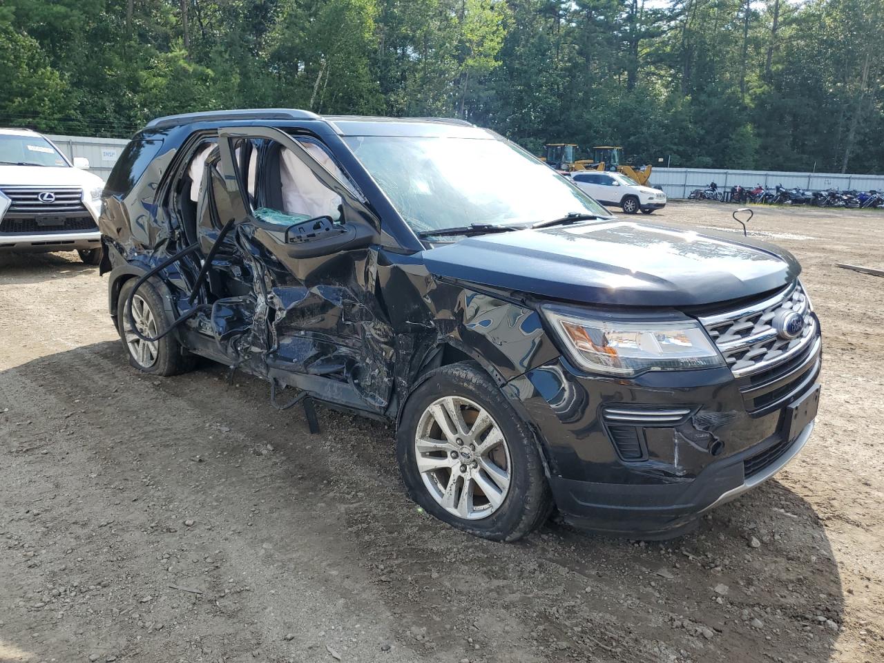 2018 Ford Explorer VIN 1FM5K8D86JGA50260 Copart auction photo, all over damage thumbnail 4