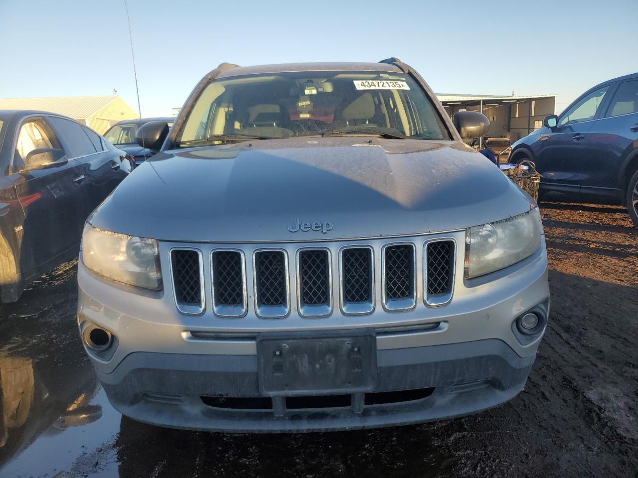 2016 Jeep Compass VIN 1C4NJDBB4GD617493 Copart auction photo, rear end / side damage thumbnail 5