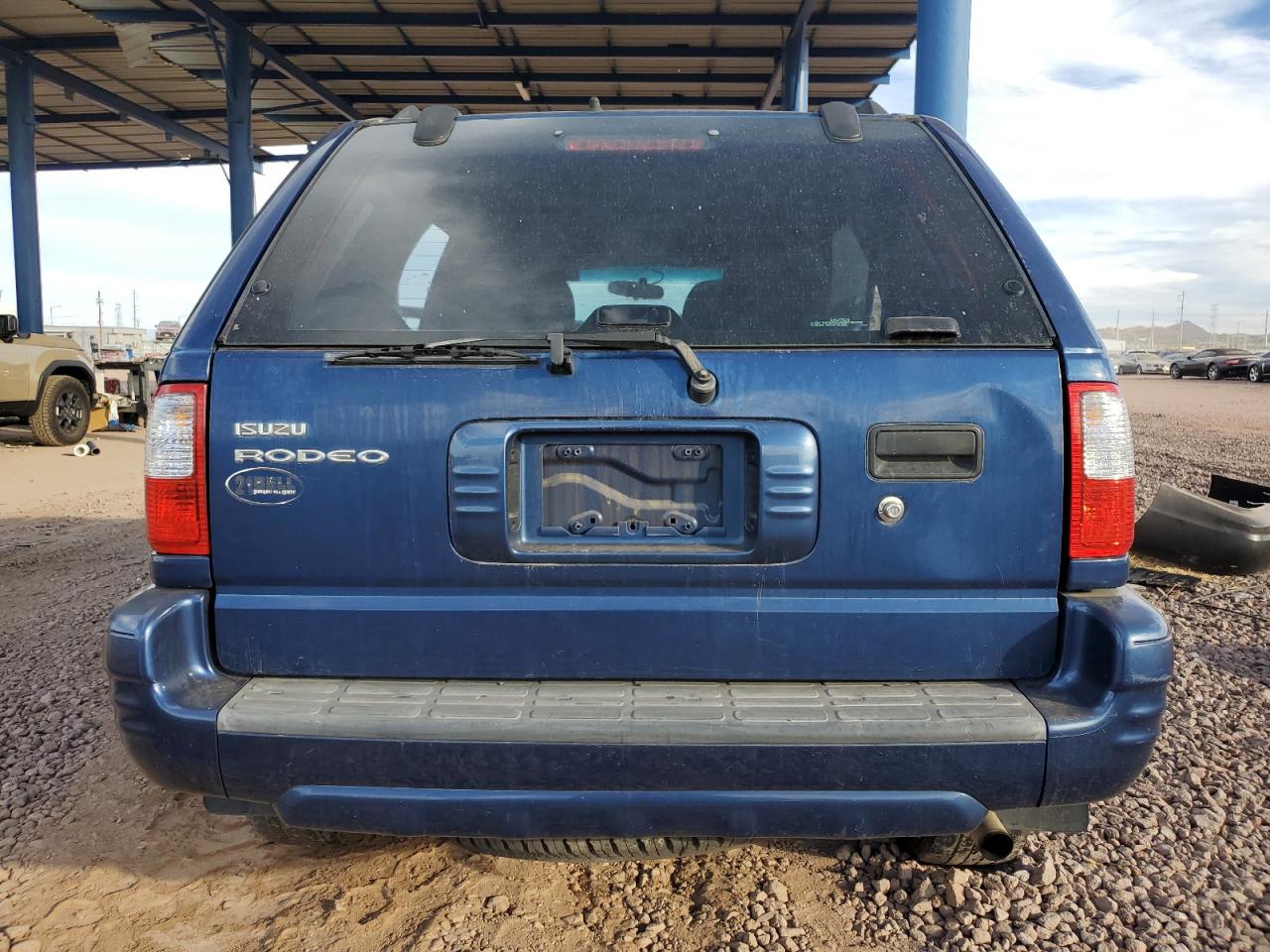 2003 Isuzu Rodeo VIN 4S2CK58W634302035 Copart auction photo, all over damage thumbnail 6