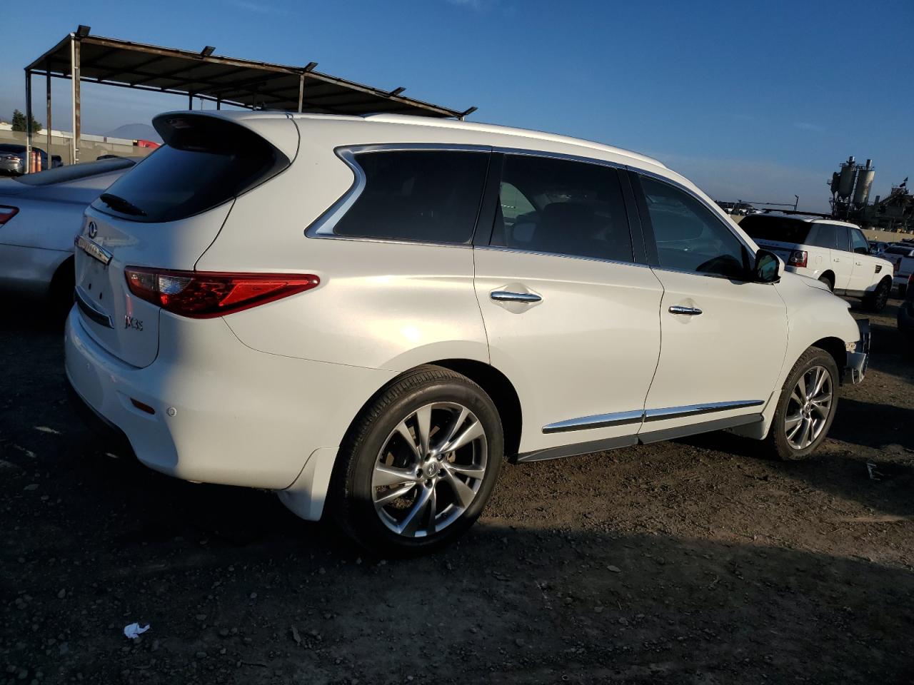 2013 Infiniti JX VIN 5N1AL0MN9DC353600 Copart auction photo, front end damage thumbnail 3