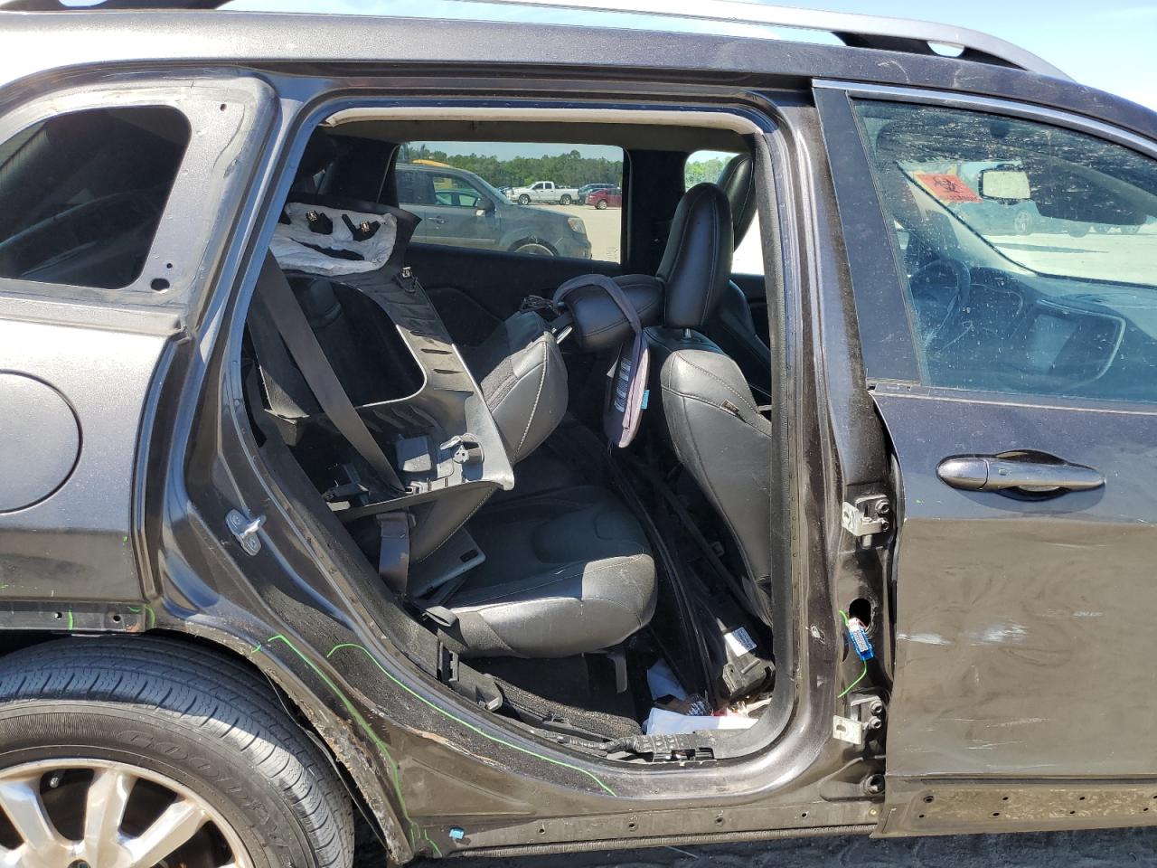 2014 Jeep Grand Cherokee VIN 1C4PJMDS9EW191534 Copart auction photo, front end / side damage thumbnail 10