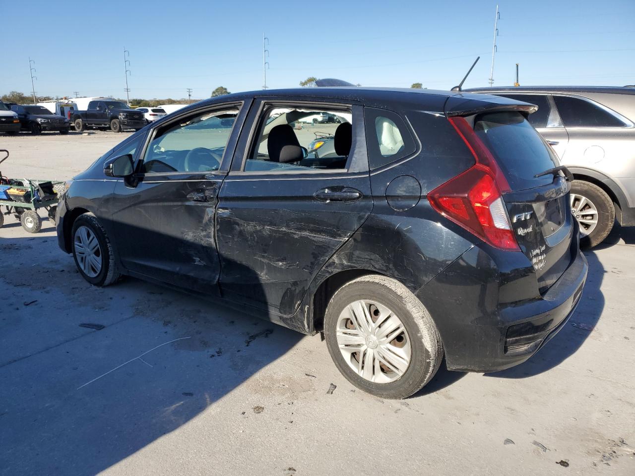 2019 Honda Fit VIN 3HGGK5H48KM701108 Copart auction photo, side damage thumbnail 2