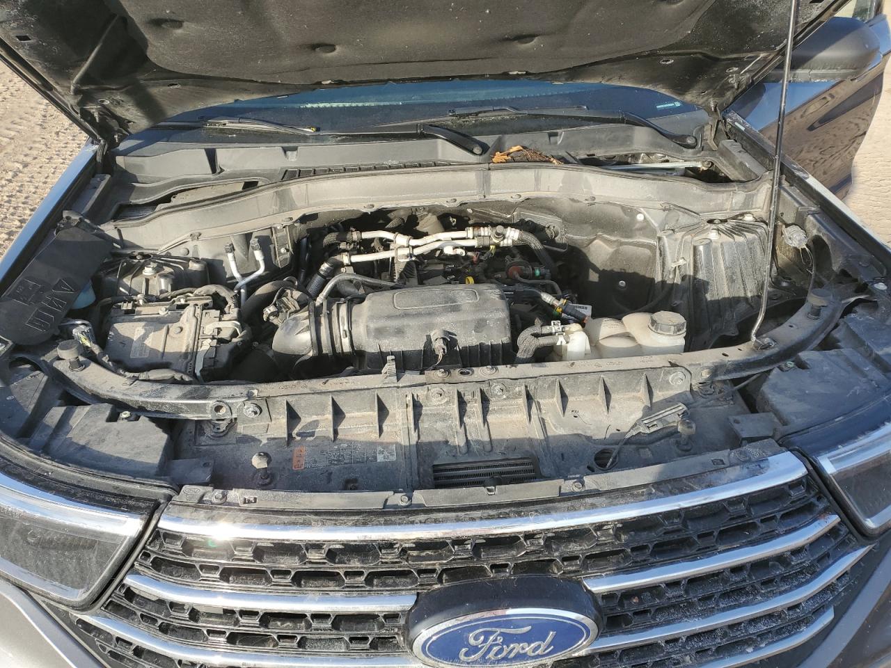 2021 Ford Explorer VIN 1FMSK8DH5MGB88086 Copart auction photo, side / rear end damage thumbnail 13