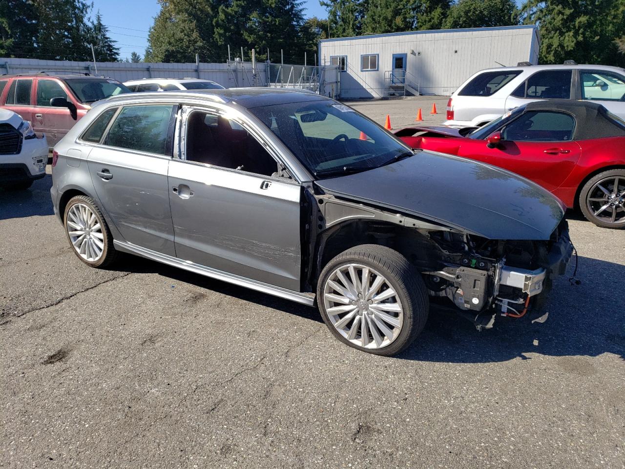 2016 Audi A3 VIN WAUTPBFF5GA110902 Copart auction photo, front end damage thumbnail 4