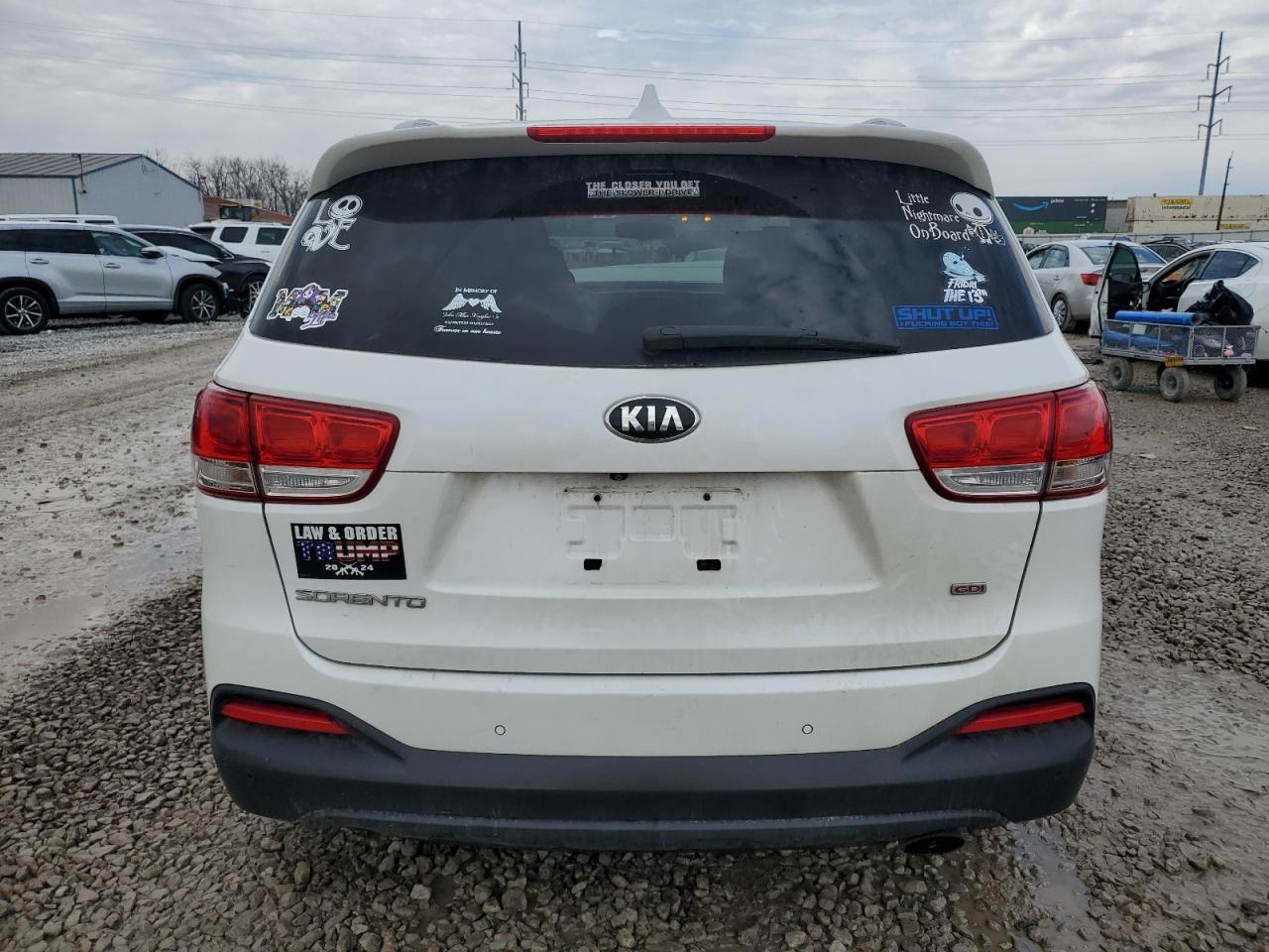 2016 KIA Sorento VIN 5XYPG4A37GG098734 Copart auction photo, front end damage thumbnail 6
