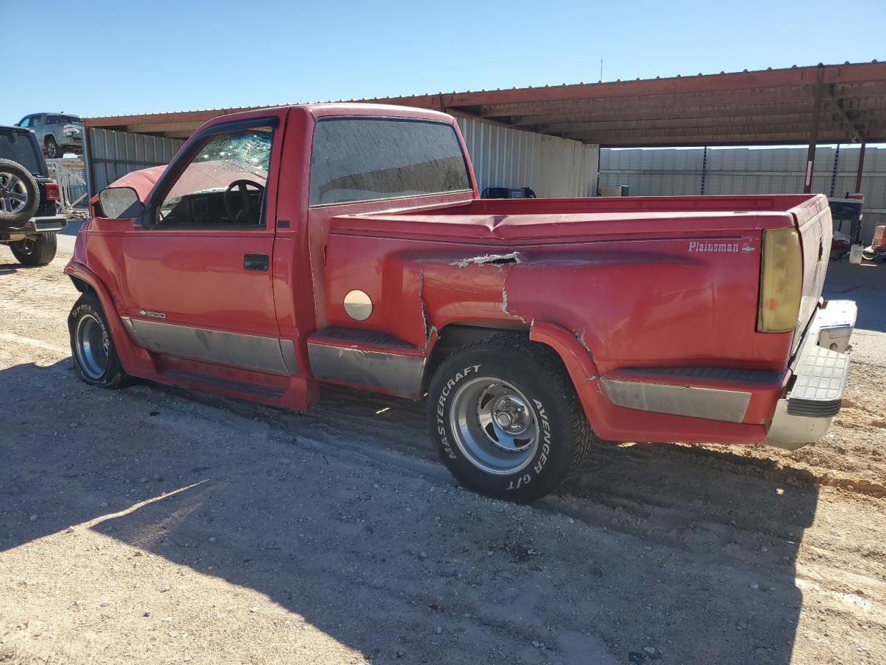1993 Chevrolet GMT-400 VIN 1GCDC14Z9PZ247708 Copart auction photo, front end / side damage thumbnail 2