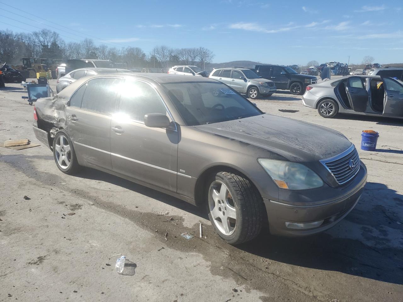 2005 Lexus LS VIN JTHBN36F955015645 Copart auction photo, rear end damage thumbnail 4