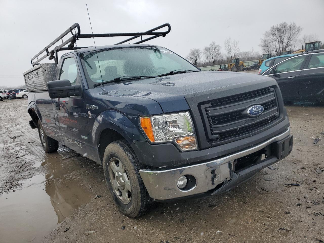 2013 Ford F-150 VIN 1FTNF1CT4DKF08708 Copart auction photo, rear end / front end damage thumbnail 4