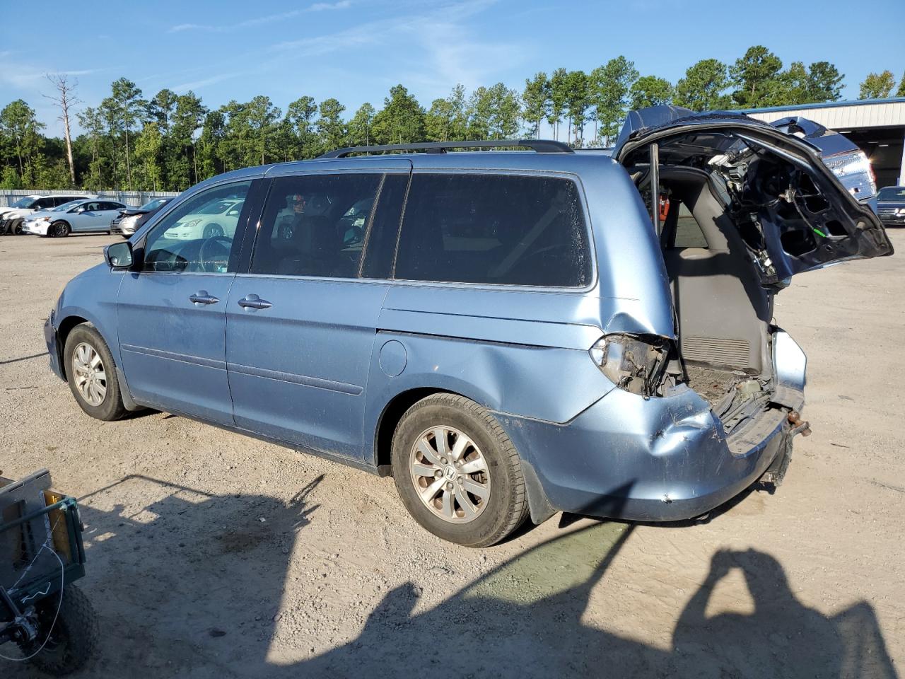 2010 Honda Odyssey VIN 5FNRL3H60AB046424 Copart auction photo, rear end / front end damage thumbnail 2