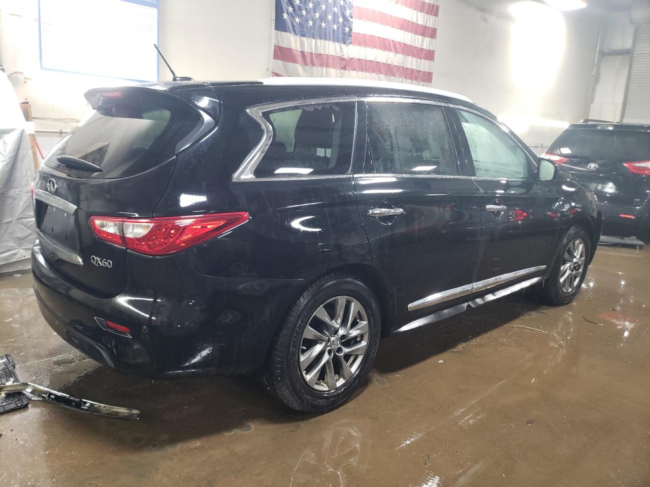 2015 Infiniti QX60 VIN 5N1AL0MM9FC552706 Copart auction photo, front end damage thumbnail 3