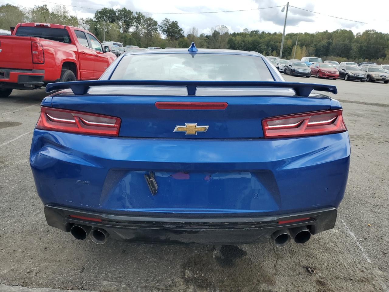 2016 Chevrolet Camaro VIN 1G1FH1R74G0150933 Copart auction photo, front end / side damage thumbnail 6