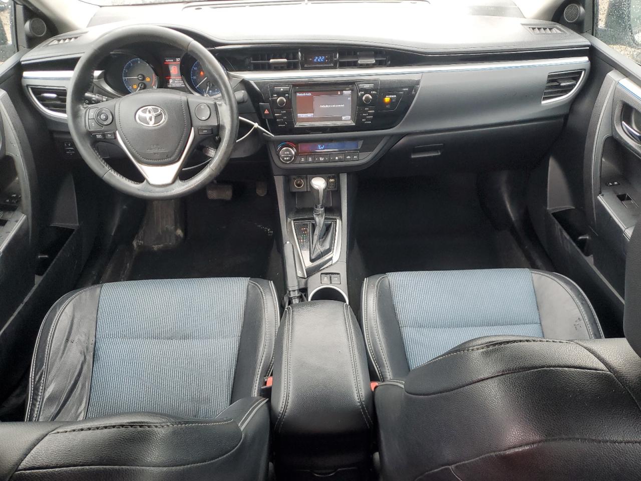 2014 Toyota Corolla VIN 2T1BURHEXEC218395 Copart auction photo, front end / side damage thumbnail 8