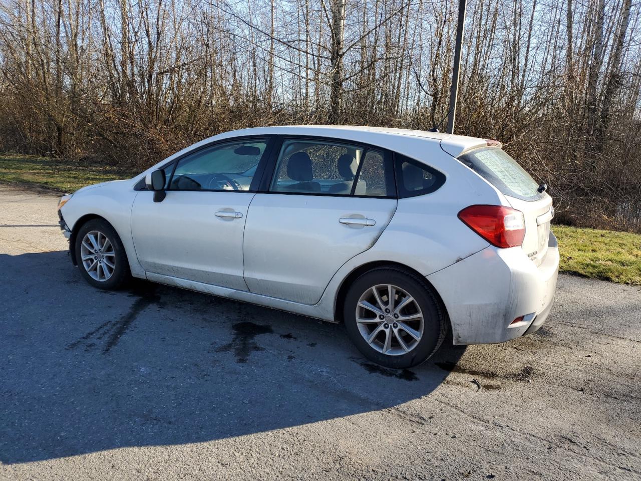 2014 Subaru Impreza VIN JF1GPAC60E8314293 Copart auction photo, side / front end damage thumbnail 2