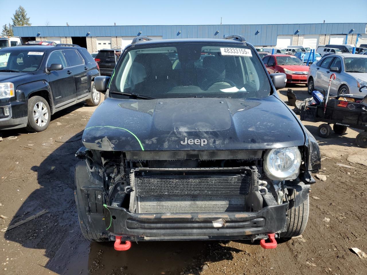 2018 Jeep Renegade VIN ZACCJBCB5JPG87412 Copart auction photo, front end damage thumbnail 5