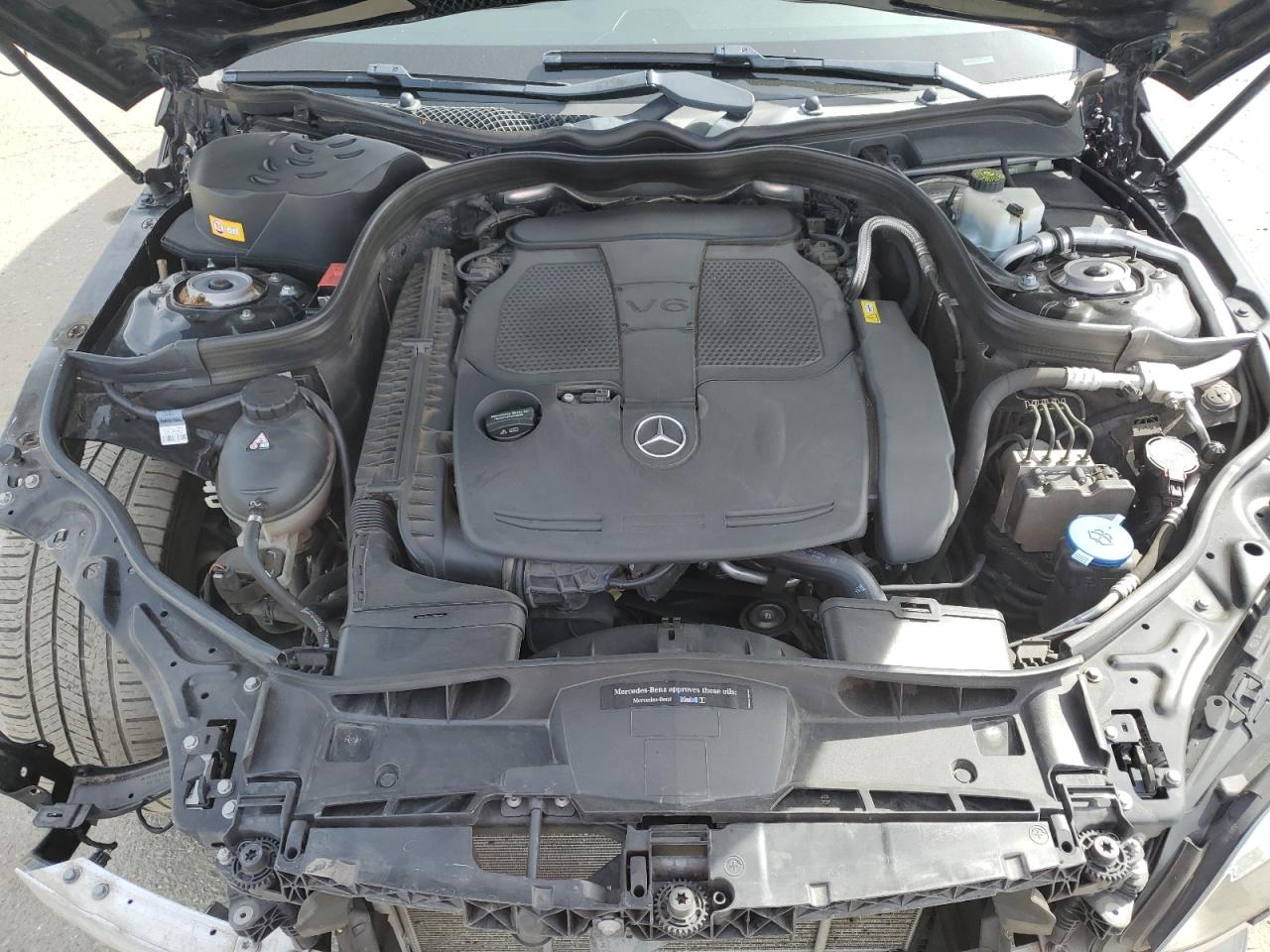 2015 Mercedes-Benz E-klasse VIN WDDHF5KB5FB128251 Copart auction photo, front end / side damage thumbnail 11