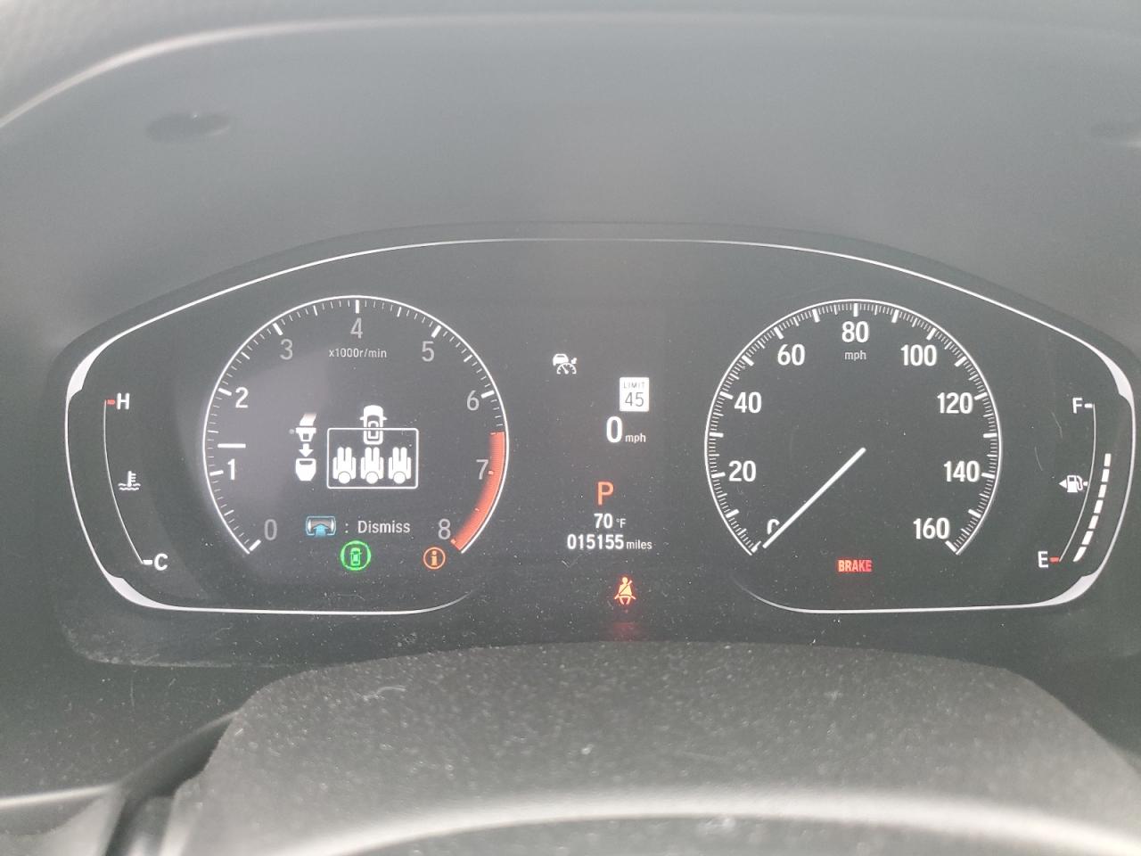 2022 Honda Accord VIN 1HGCV1F36NA109927 Copart auction photo, front end damage thumbnail 9