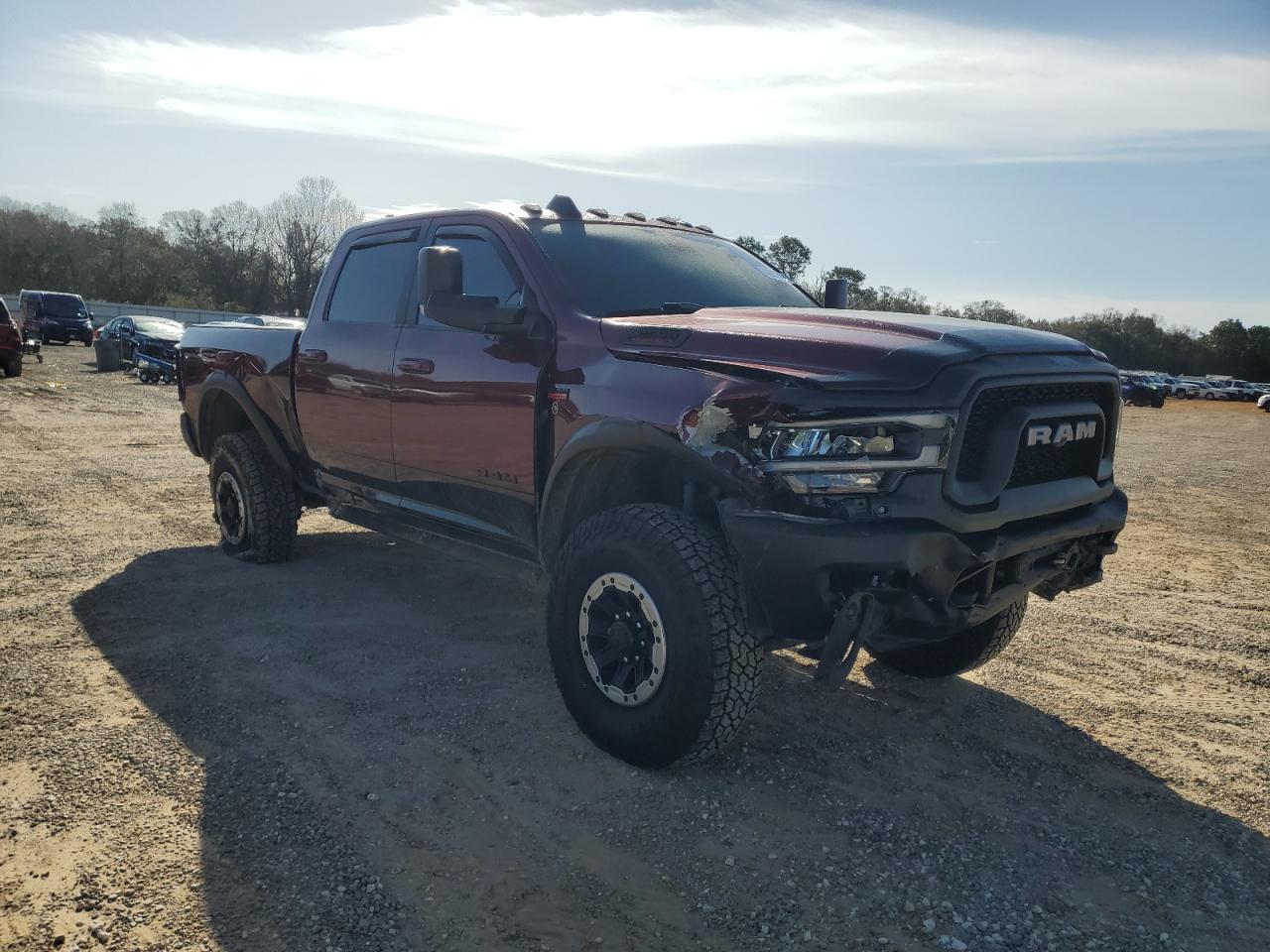 2022 RAM 2500 VIN 3C6TR5EJ2NG111256 Copart auction photo, front end / side damage thumbnail 4