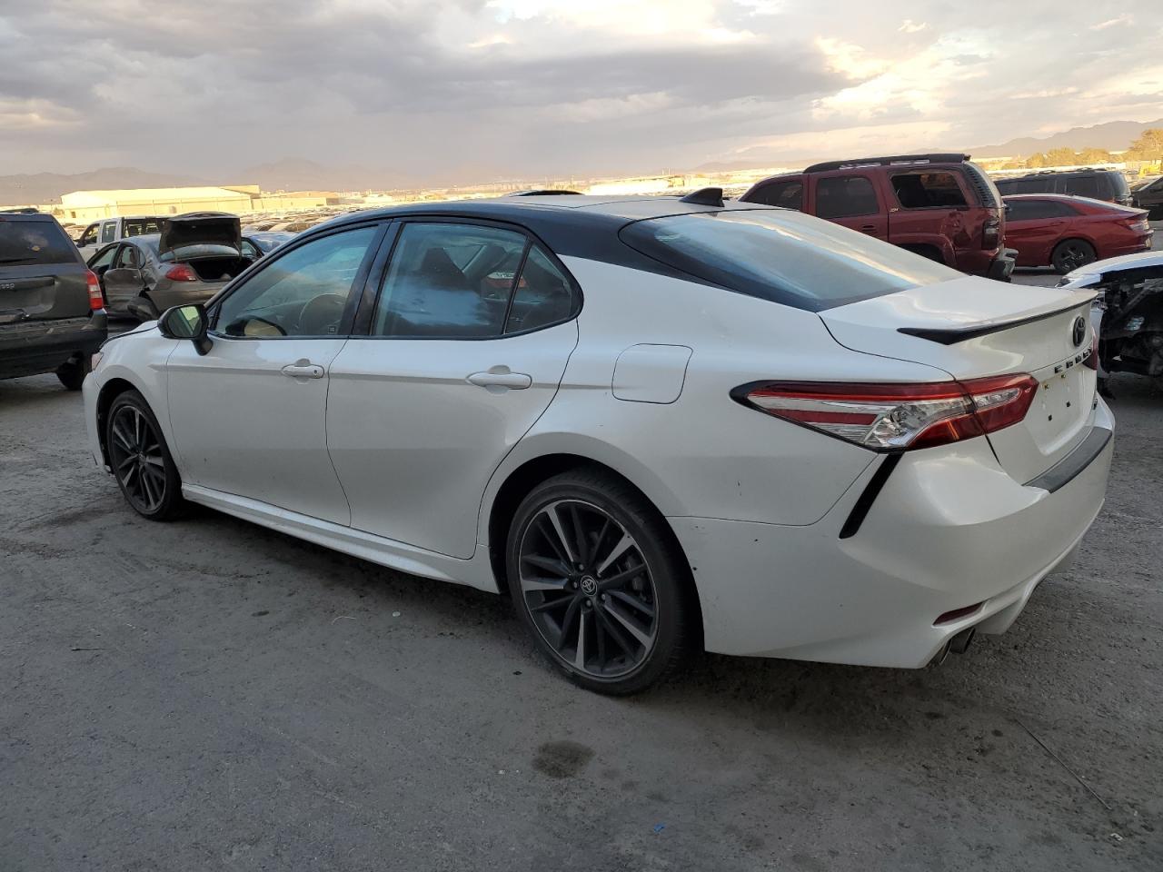 2020 Toyota Camry VIN 4T1K61AK5LU399199 Copart auction photo, side / front end damage thumbnail 2