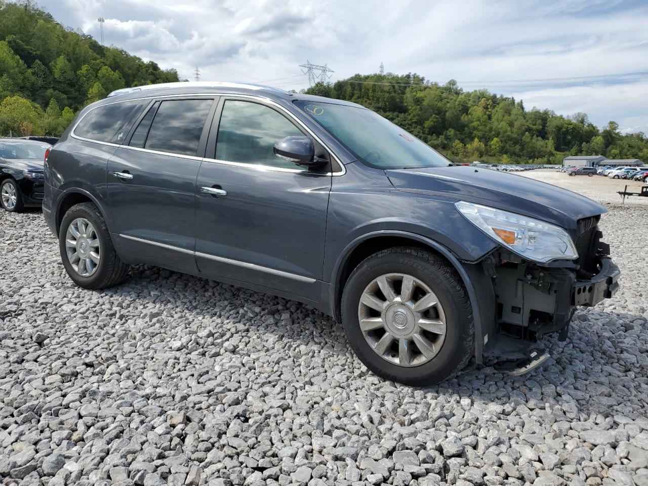 2014 Buick Enclave VIN 5GAKVCKD1EJ235537 Copart auction photo, front end damage thumbnail 4
