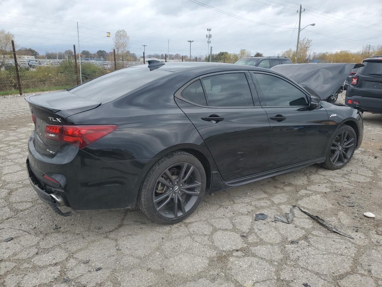 2019 Acura TLX VIN 19UUB3F61KA004906 Copart auction photo, front end / minor dent/scratches damage thumbnail 3
