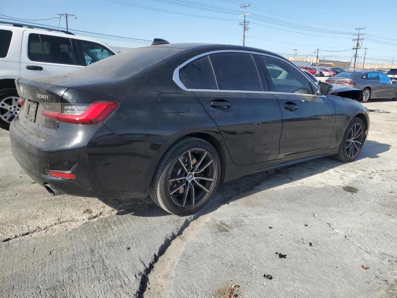 2020 BMW 3er VIN 3MW5R7J08L8B21319 Copart auction photo, front end damage thumbnail 3