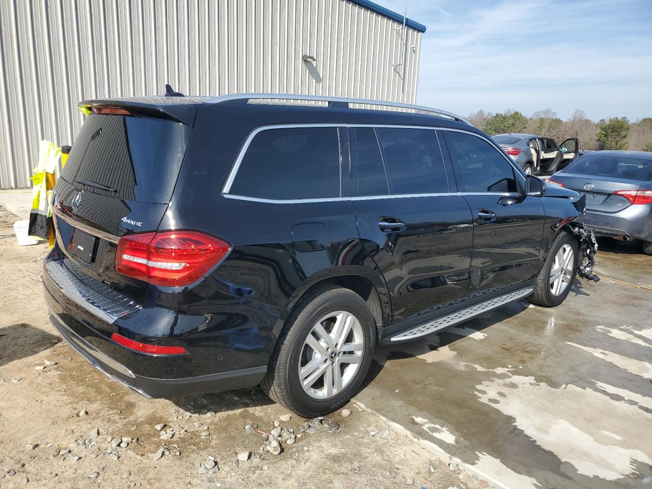 2018 Mercedes-Benz GLS-klasse VIN 4JGDF6EE1JB174409 Copart auction photo, front end damage thumbnail 3