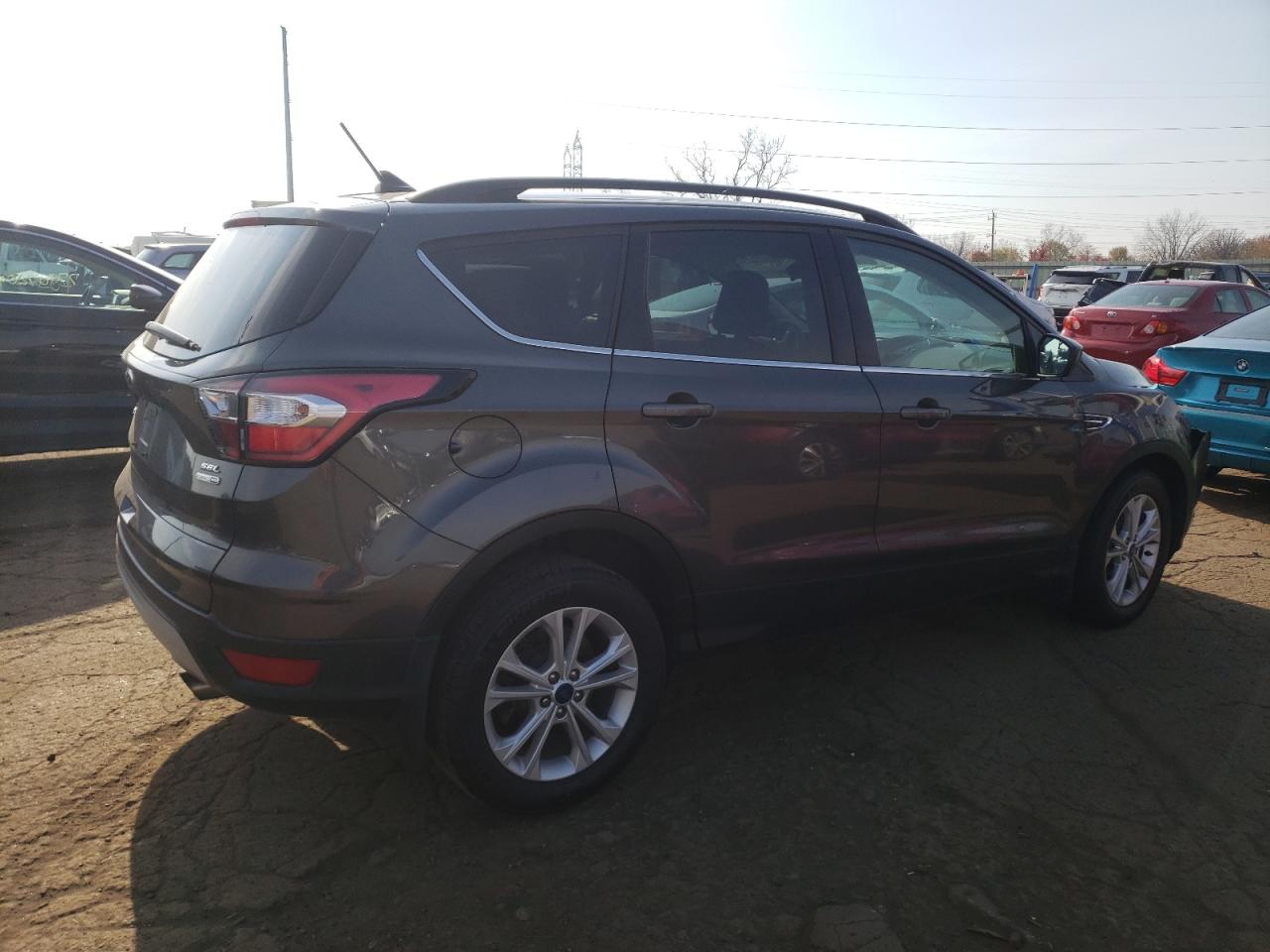 2018 Ford Escape VIN 1FMCU9HD6JUA52705 Copart auction photo, front end damage thumbnail 3