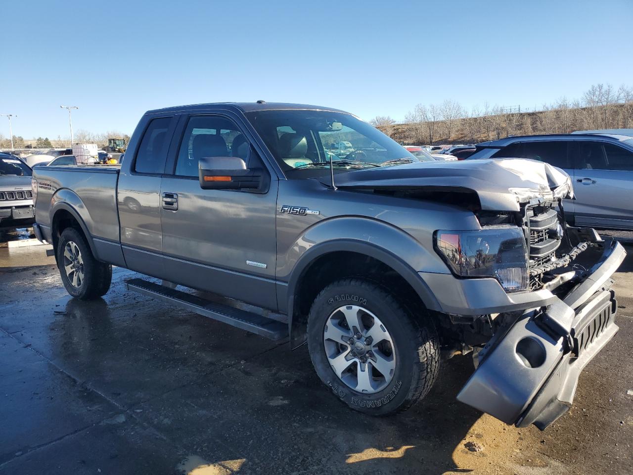 2014 Ford F-150 VIN 1FTFX1ET8EFA82658 Copart auction photo, front end damage thumbnail 4