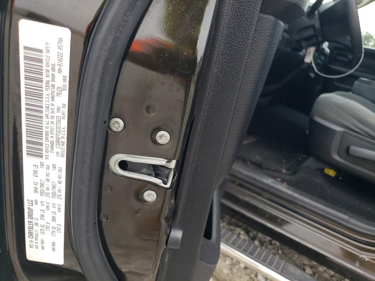 2013 RAM 1500 VIN 1C6RR6FP3DS572623 Copart auction photo, front end / minor dent/scratches damage thumbnail 12