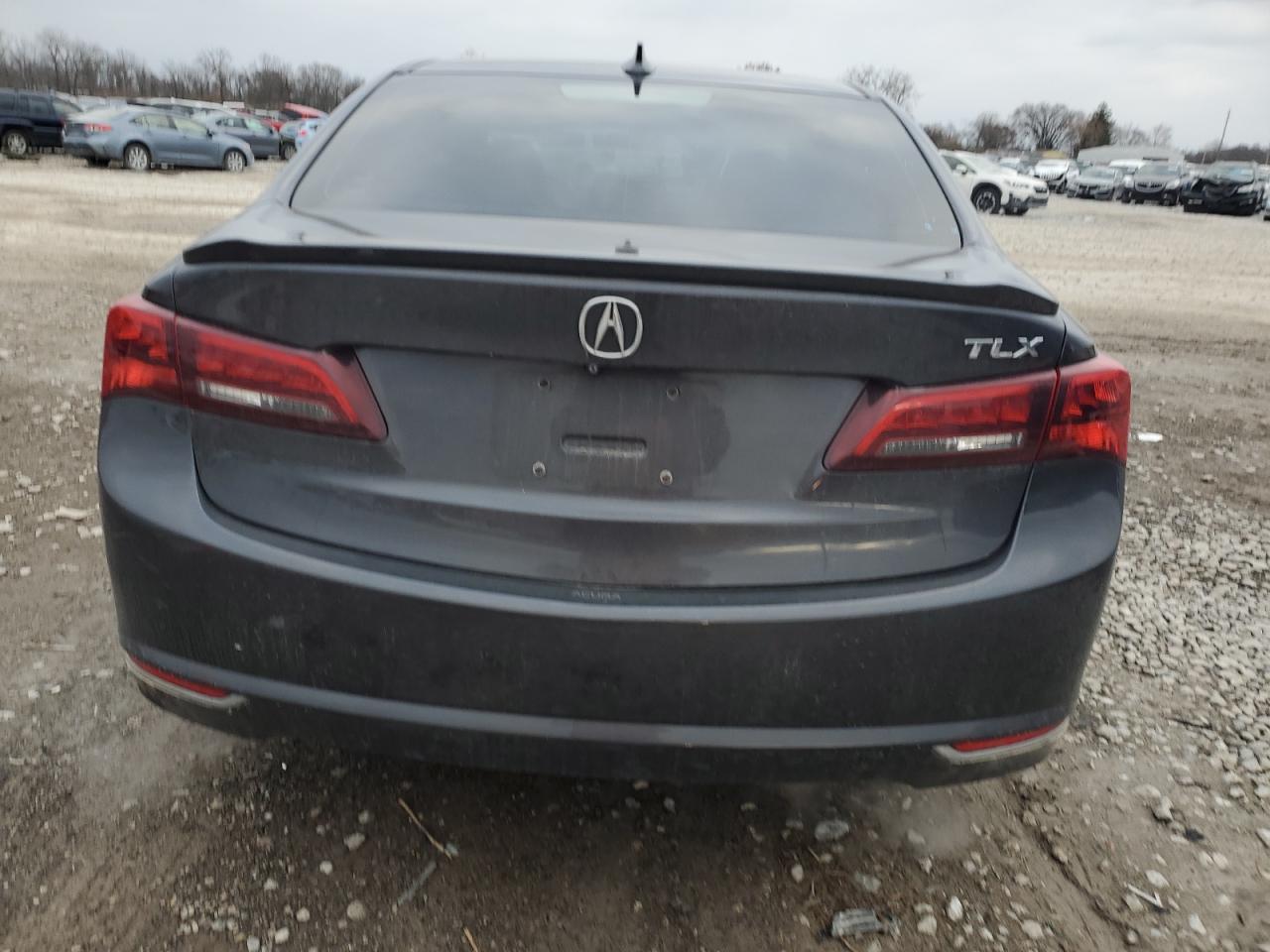 2015 Acura TLX VIN 19UUB2F54FA002347 Copart auction photo, side damage thumbnail 6