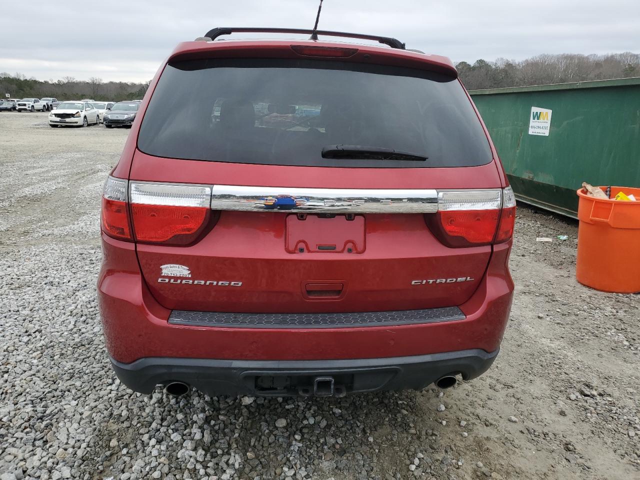 2011 Dodge Durango VIN 1D4SD5GTXBC663915 Copart auction photo, mechanical / front end damage thumbnail 6