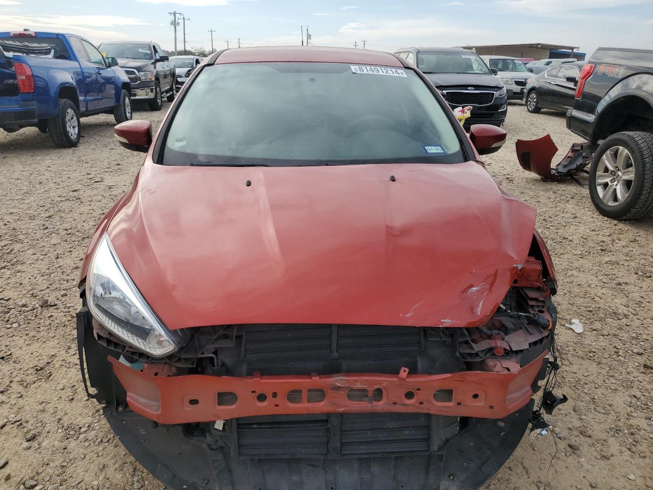 2018 Ford Focus VIN 1FADP3K29JL258598 Copart auction photo, front end damage thumbnail 5