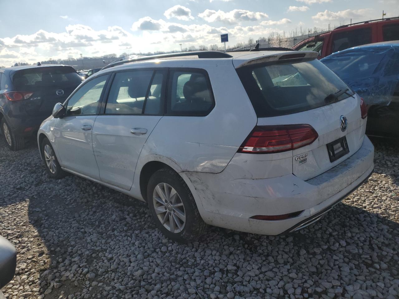2019 Volkswagen Golf VIN 3VWY57AU1KM510837 Copart auction photo, front end damage thumbnail 2