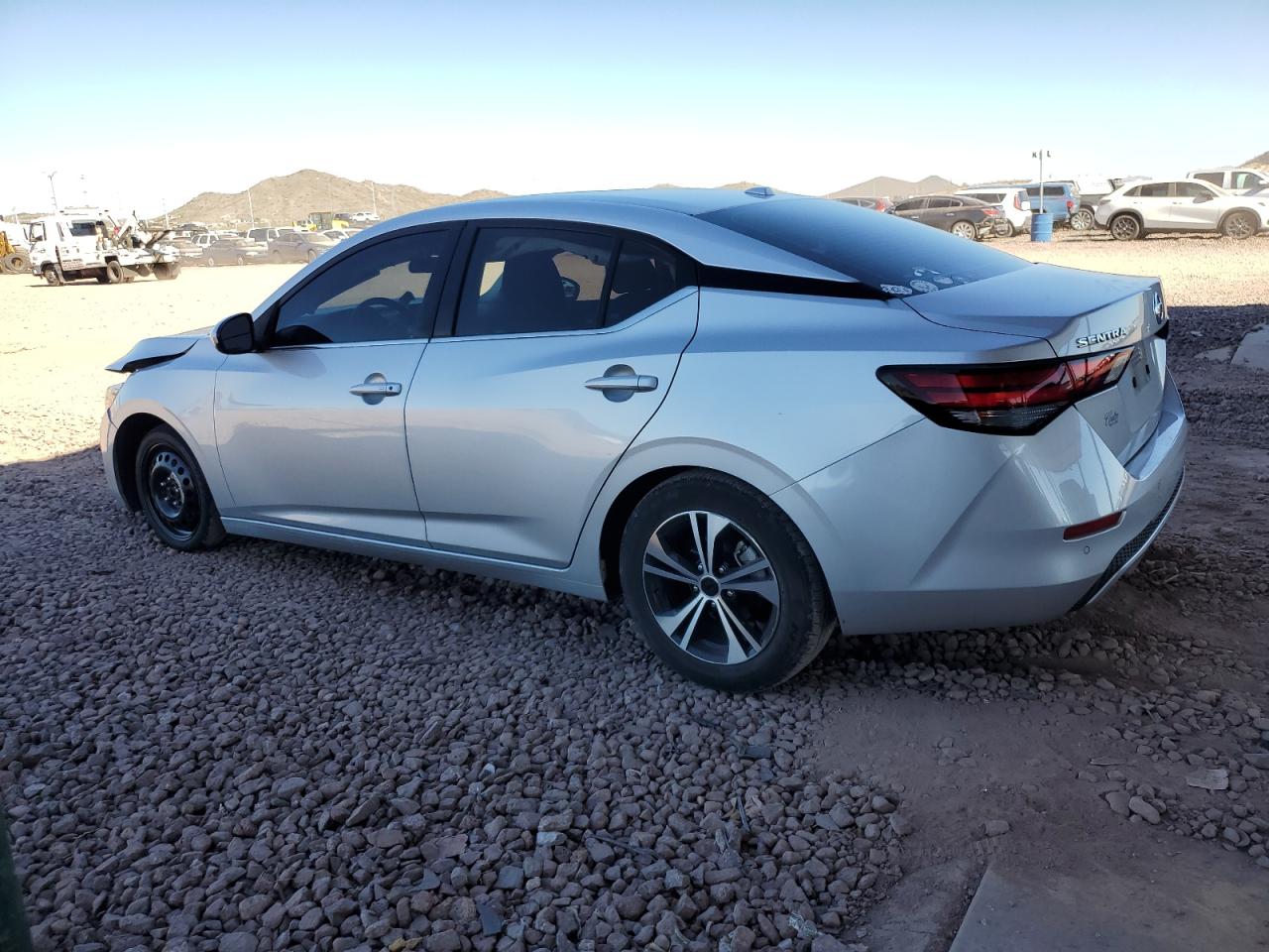 2021 Nissan Sentra VIN 3N1AB8CV9MY255555 Copart auction photo, front end damage thumbnail 2