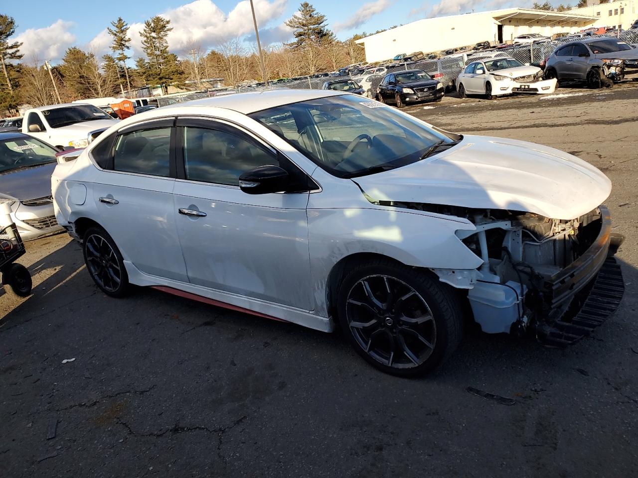 2018 Nissan Sentra VIN 3N1CB7AP0JY241983 Copart auction photo, front end / rear end damage thumbnail 4
