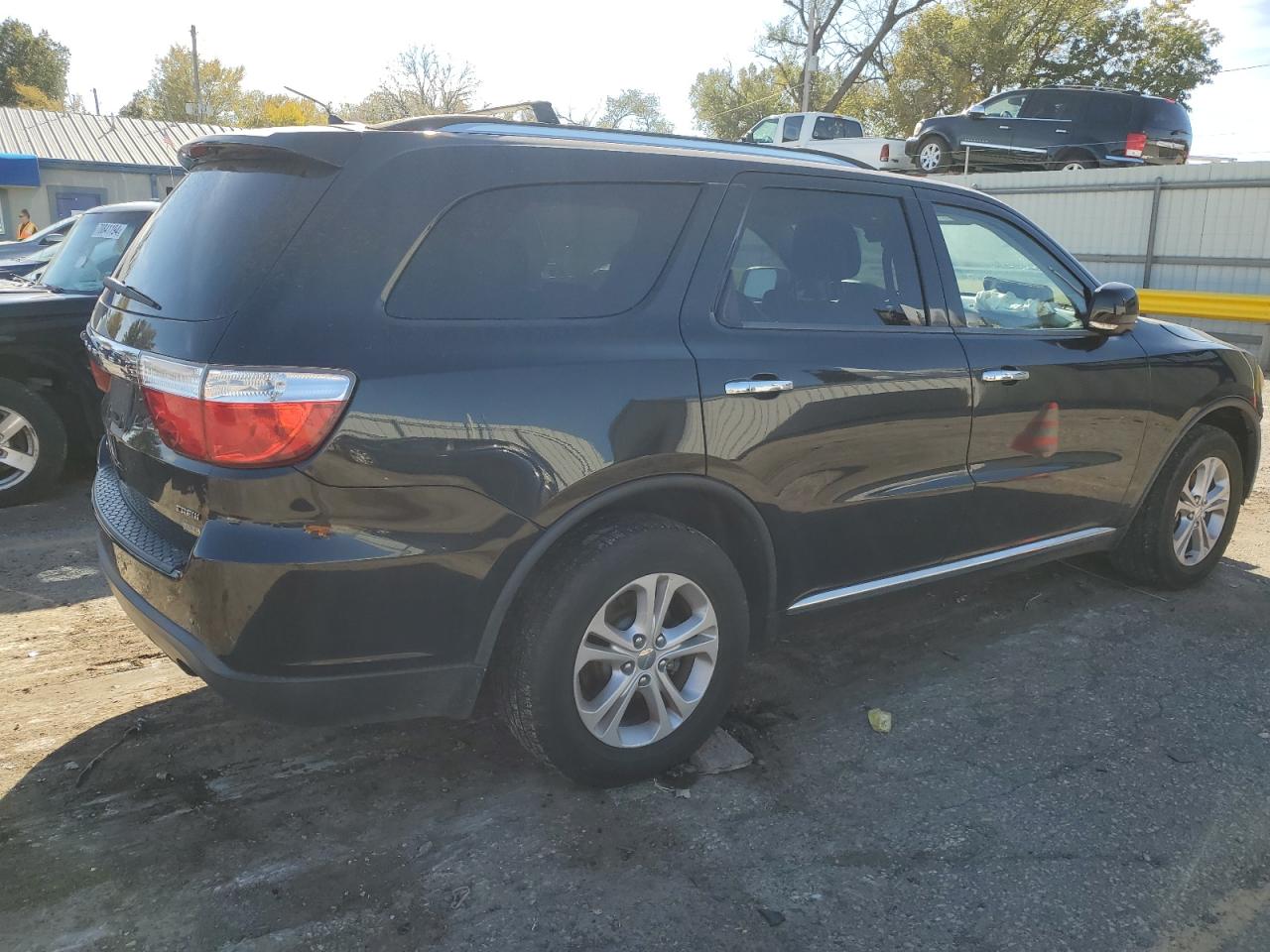 2013 Dodge Durango VIN 1C4RDJDG9DC664410 Copart auction photo, front end / minor dent/scratches damage thumbnail 3