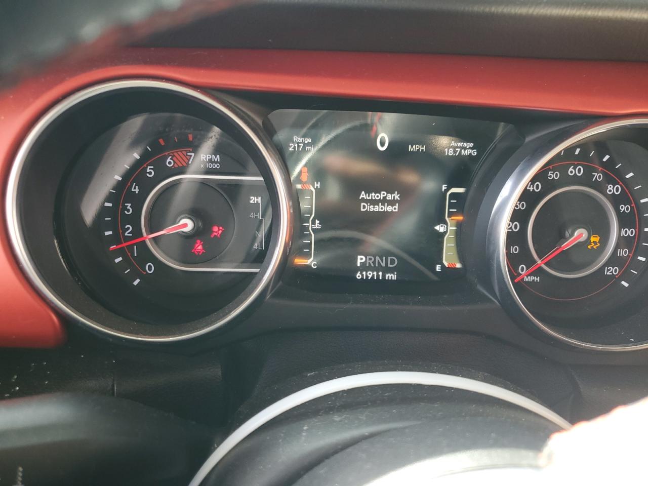 2019 Jeep Wrangler VIN 1C4HJXFN9KW513176 Copart auction photo, side damage thumbnail 9