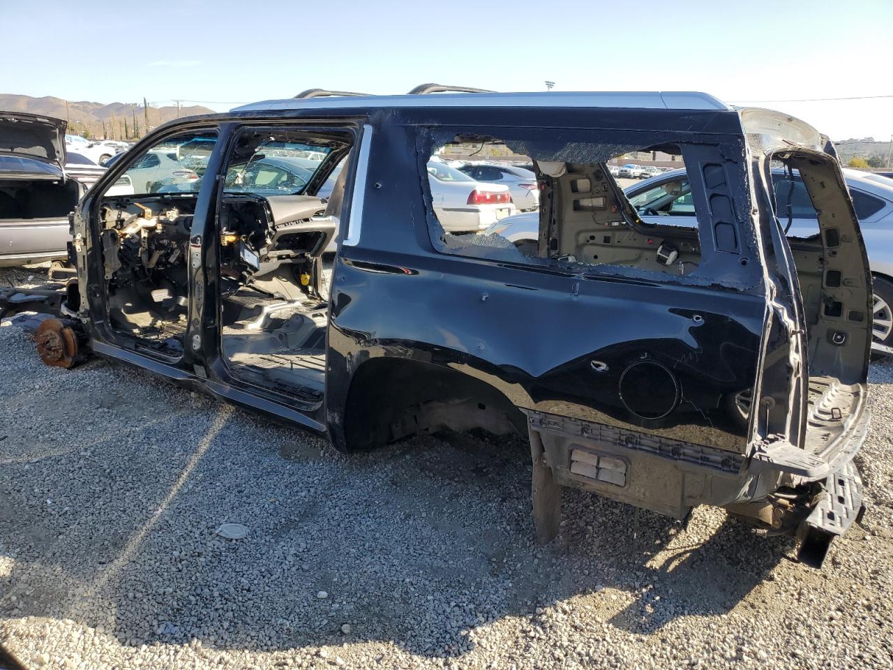 2015 Cadillac Escalade VIN 1GYS4TKJ1FR673396 Copart auction photo, stripped damage thumbnail 2