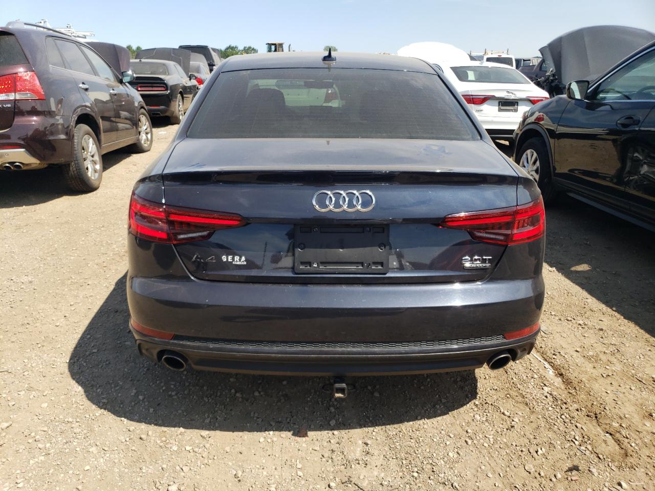 2018 Audi A4 VIN WAUDNAF42JA168668 Copart auction photo, front end damage thumbnail 6