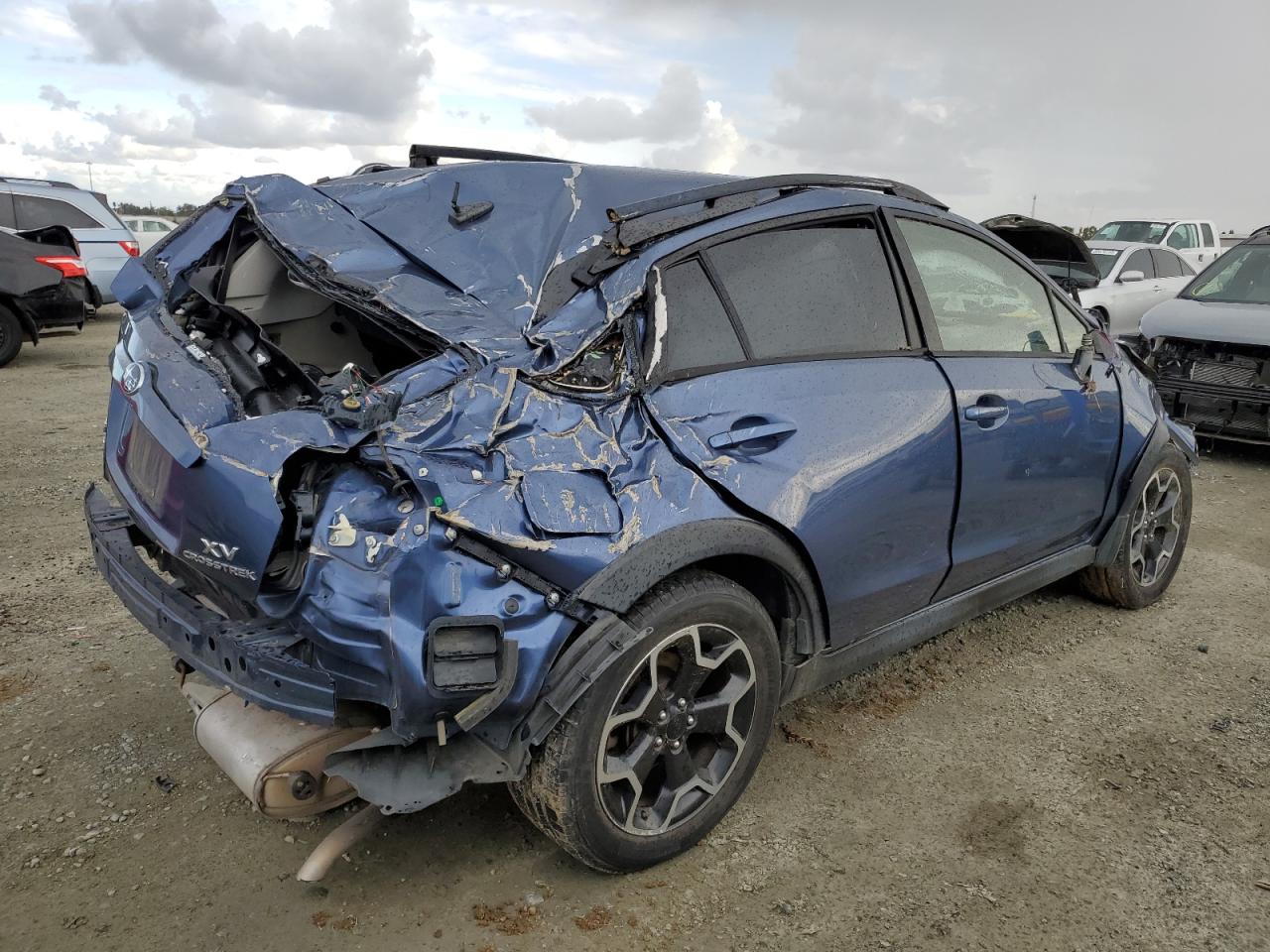 2013 Subaru XV VIN JF2GPAKC1D2860444 Copart auction photo, all over damage thumbnail 3