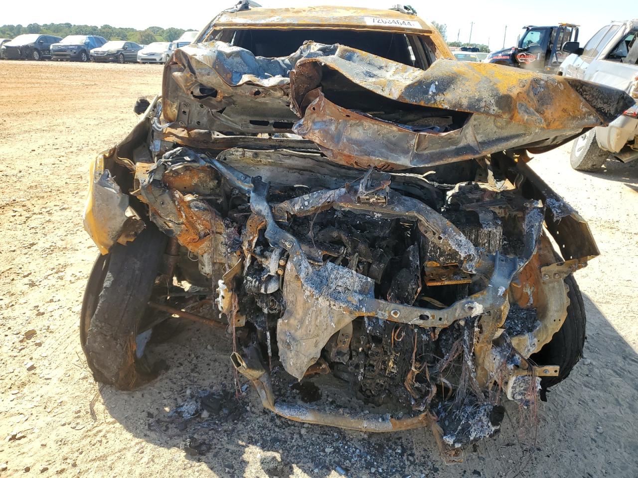 2021 GMC Terrain VIN 3GKALPEV2ML387219 Copart auction photo, burn / front end damage thumbnail 5
