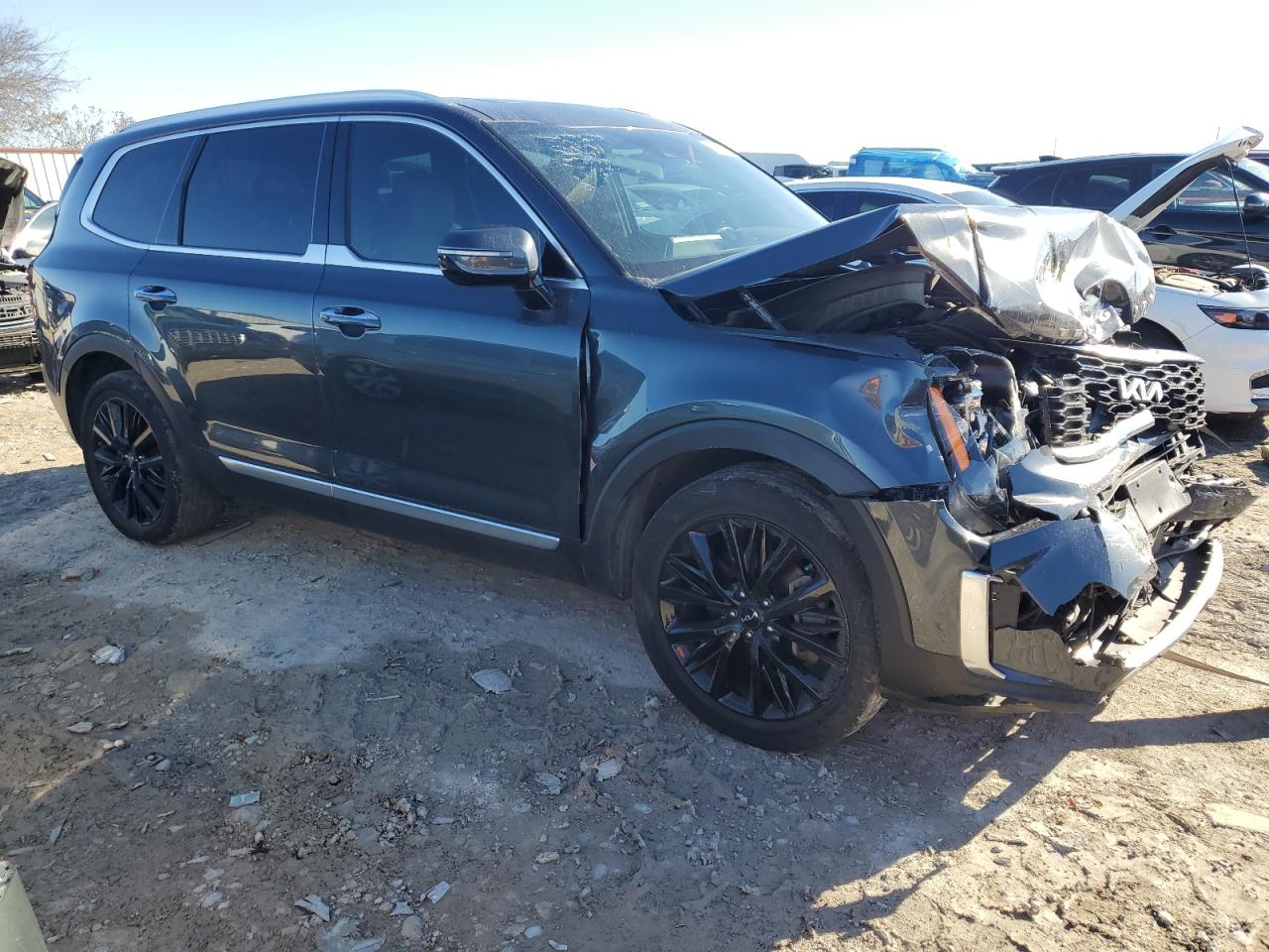 2022 KIA Telluride VIN 5XYP5DHC0NG226515 Copart auction photo, front end damage thumbnail 4