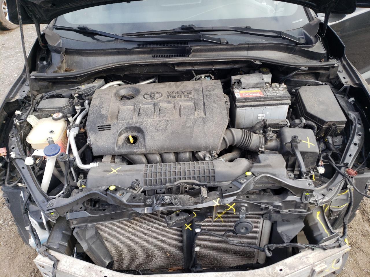 2018 Toyota C-HR VIN NMTKHMBX6JR057156 Copart auction photo, front end / rear end damage thumbnail 12