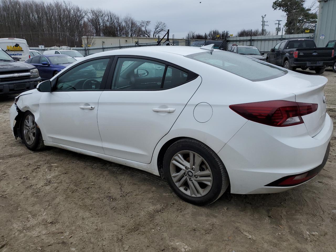 2020 Hyundai Elantra VIN 5NPD84LF3LH630331 Copart auction photo, front end / side damage thumbnail 2